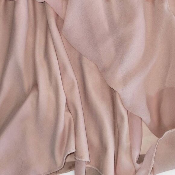 Lulus Maxi Gown Sz M Royal Engagement Strapless Blush Pink Dress Wedding Glamour - Picture 9 of 15